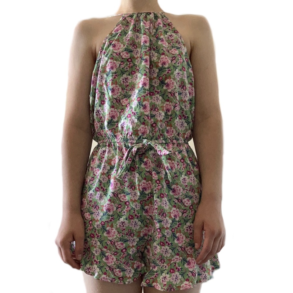 FLORAL ROMPER